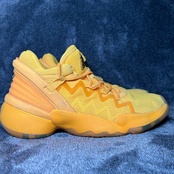 🖤 Adidas Crayola D.O.N. Issue #2 J Solar Gold Men's Size 5 - Picture 3 of 8